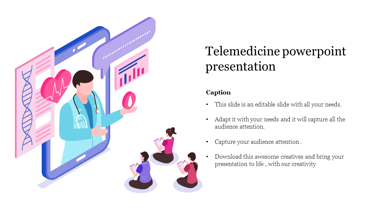 Unique Telemedicine PPT Presentation and Google Slides
